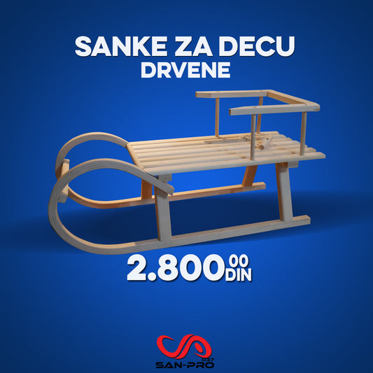 Drvene Sanke za decu