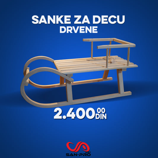 Drvene Sanke za decu
